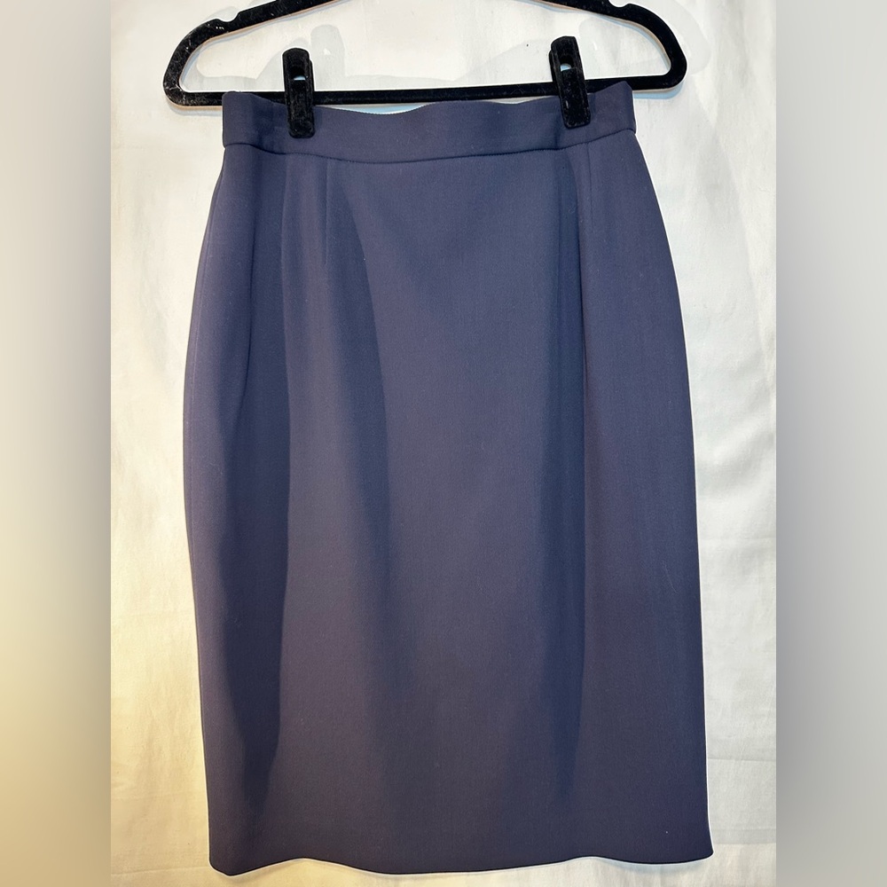 Escada Navy Blue Women's Pencil Skirt Size 2